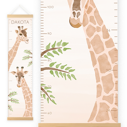 Personalized Growth Chart for Kids | Giraffe Height Chart